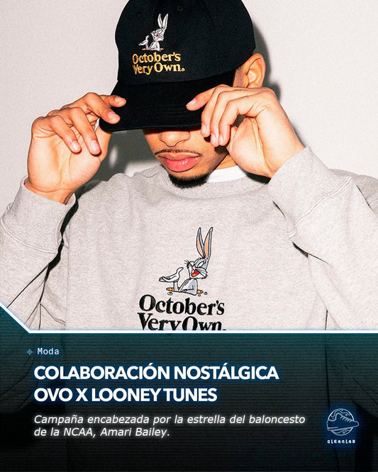 OVO de Drake se conecta con LOONEY TUNES para una colaboración nostálgica - Clean Lab PE