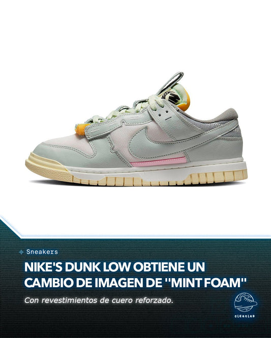 Noticias Sneakers | Nike's Dunk Low Remastered obtiene un cambio de imagen de "Mint Foam" - Clean Lab PE